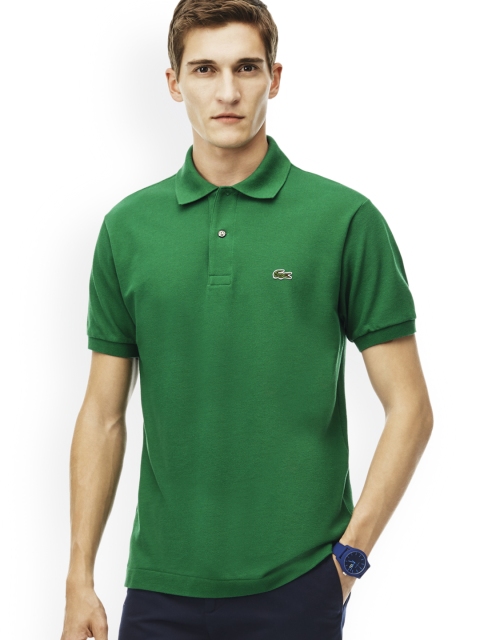 

Lacoste Men Green Slim Fit Petit Pique Polo