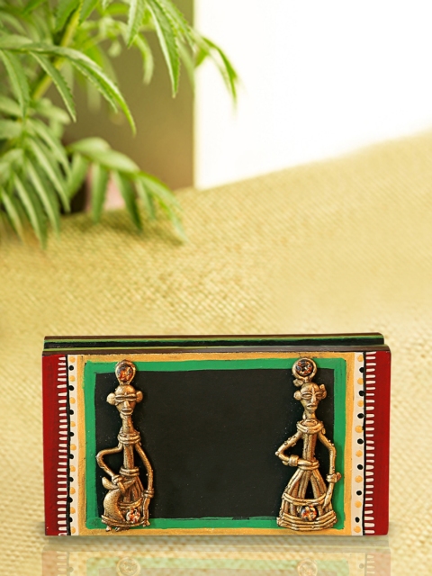 

ExclusiveLane Black Wooden Handcrafted Business Card Holder