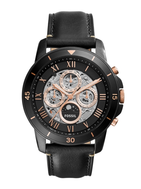 

Fossil Men Black Analogue Watch