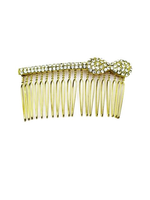 

Elite Models (France) Gold Designer Hair Jewellery Comb