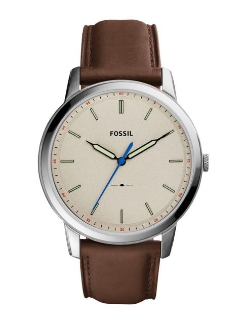 

Fossil Men Beige Analogue Watch