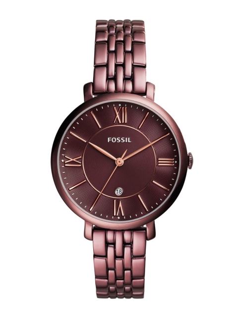 

Fossil Women Maroon Analogue Watch ES4100