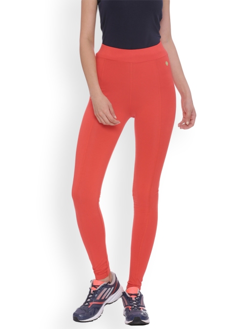 

Soul Space Women Red High Waist Tights