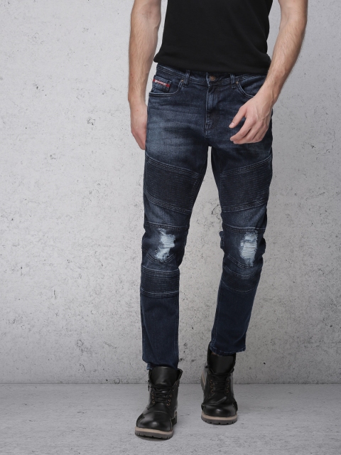 

Ecko Unltd Men Blue Slim Fit Mid-Rise Clean Look Stretchable Jeans