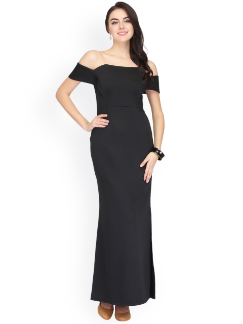

Eavan Women Black Solid Maxi Dress