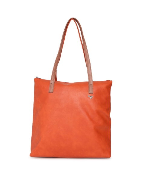 

Baggit Orange & Brown Solid Shoulder Bag