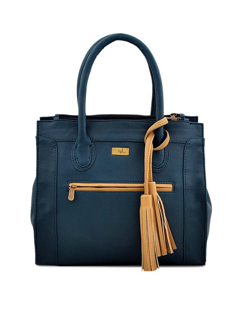 

yelloe Blue Solid Handheld Bag