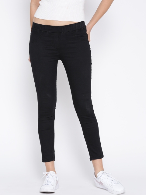 

People Black Cropped Jeggings