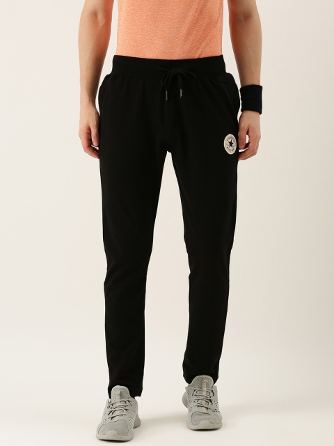 

Converse Men Black Straight Fit Solid Track Pants