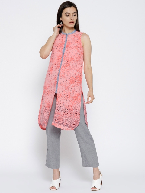 

People Pink Printed Tunic