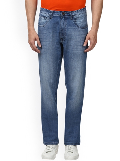 

ColorPlus Men Blue Regular Fit Mid-Rise Clean Look Jeans