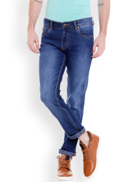 

High Star Men Blue Slim Fit Mid-Rise Clean Look Stretchable Jeans
