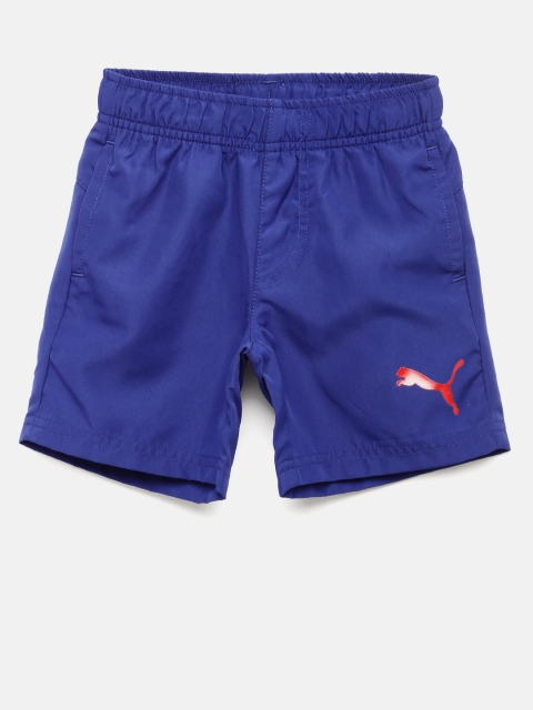 

Puma Boys Blue ESS Woven Solid Regular Fit Shorts 5 Sports Shorts