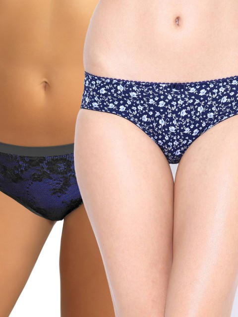 

Amante Pack of 2 Briefs, Navy blue