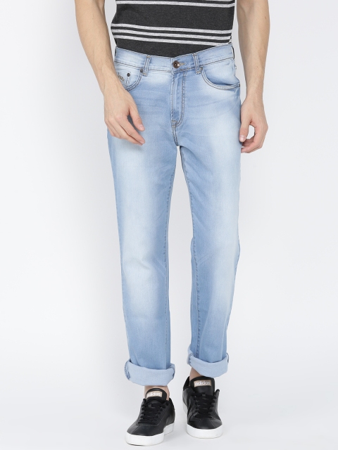 

Pepe Jeans Men Blue Kingston Fit Mid-Rise Clean Look Stretchable Jeans