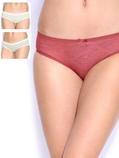 

Amante Women Pack of 3 Briefs, Off white