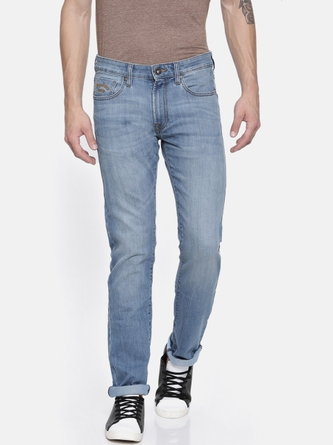 

Pepe Jeans Men Blue Slim Fit Low-Rise Clean Look Stretchable Jeans