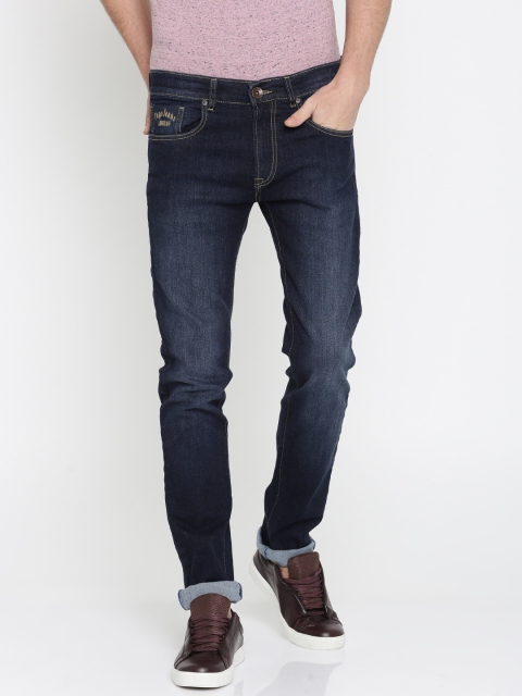 

Pepe Jeans Men Blue Slim Fit Low-Rise Clean Look Stretchable Jeans