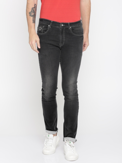

Pepe Jeans Men Black Slim Fit Low-Rise Clean Look Stretchable Jeans