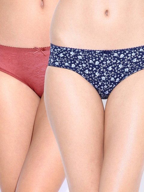 

Amante Women Pack of 2 Briefs, Navy blue