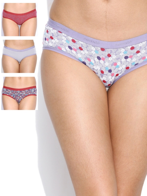 

Amante Pack of 4 Briefs 1065024-1-991992-1, Red