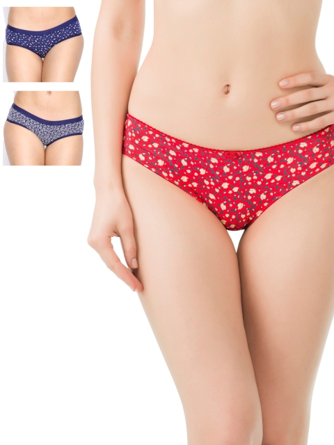 

Amante Women Pack of 3 Briefs 991991-1-1944785-1, Navy blue