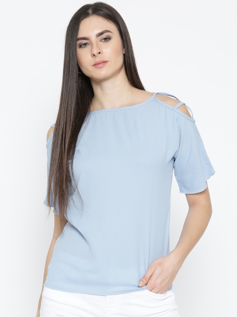 

Style Quotient Women Blue Solid Top