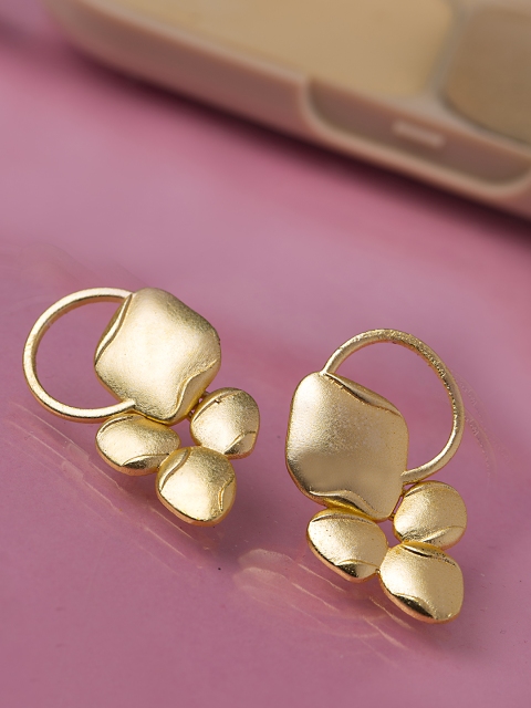 

Studio Voylla Art Skool Gold-Toned Classic Drop Earrings