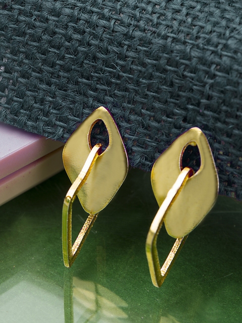 

Studio Voylla Art Skool Gold-Toned Classic Studs
