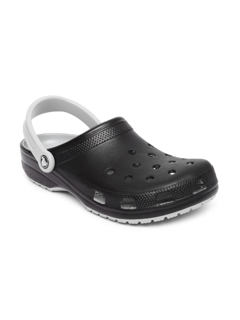 

Crocs Unisex Black Carbon Graphic Solid Clogs