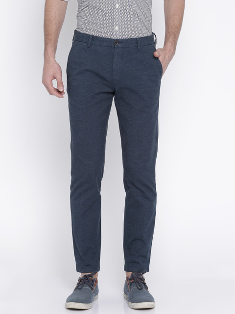 

Tommy Hilfiger Men Navy Blue Urban Slim Slim Fit Solid Chinos