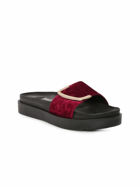 

Catwalk Women Maroon Solid Flatforms