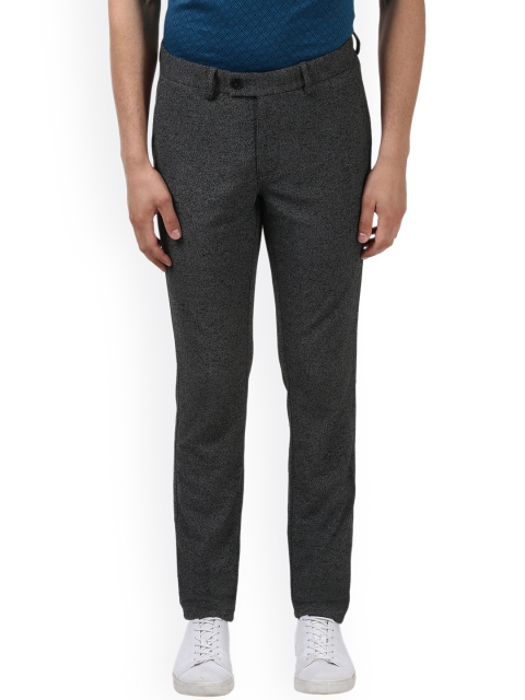 

ColorPlus Men Grey Regular Fit Solid Regular Trousers