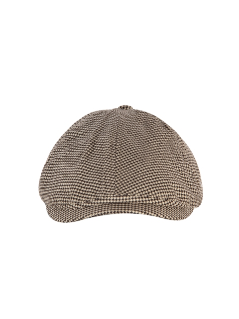 

FabSeasons Unisex Beige Self Design Ascot Cap