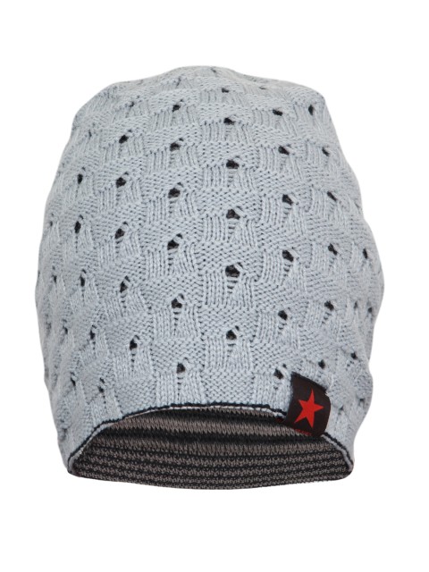 

FabSeasons Unisex Grey Self Design Beanie