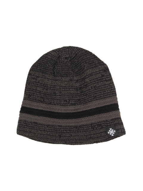 

FabSeasons Unisex Grey Self Design Beanie
