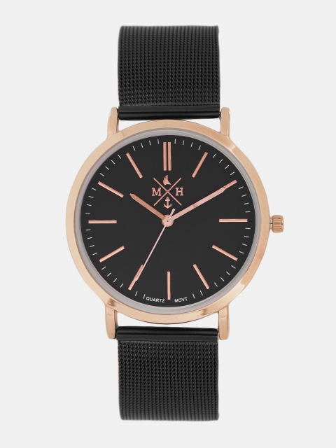 

Mast & Harbour Women Black Analogue Watch MNH-AW17-021