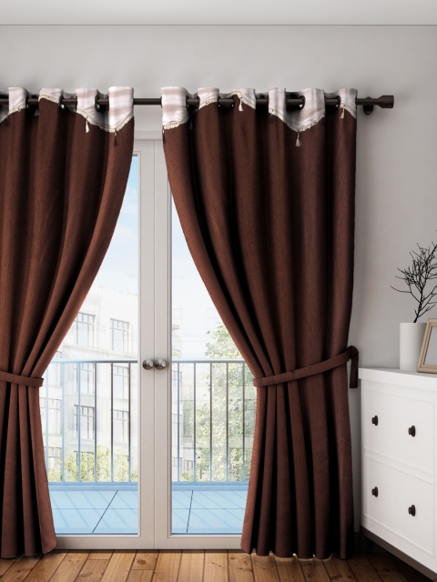 

Cortina Brown Door Curtains