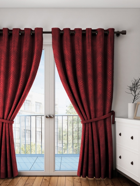 

Cortina Maroon Door Curtains