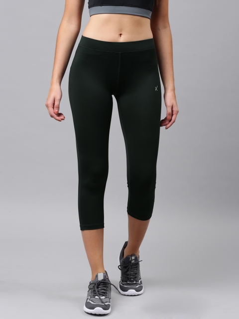 

HRX by Hrithik Roshan Charcoal Grey Slim Rapid Dry 3/4th Tights