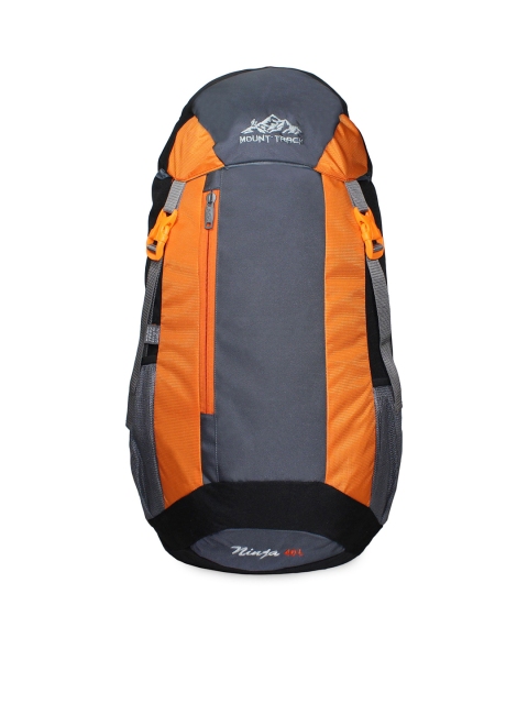 

MOUNT TRACK Unisex Orange & Grey Rucksack