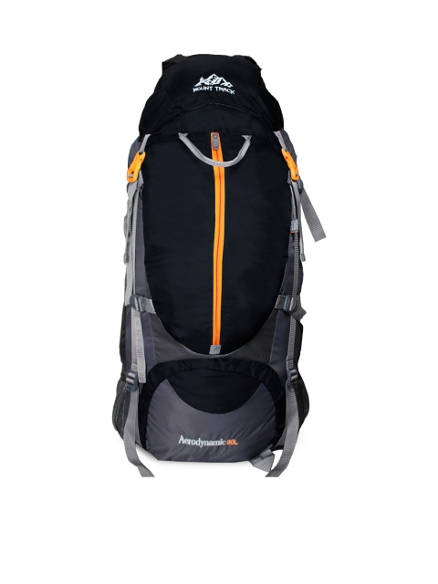 

MOUNT TRACK Unisex Black & Grey Rucksack