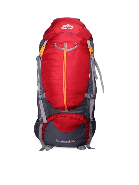 

MOUNT TRACK Unisex Red & Grey Rucksack