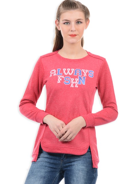 

Sweet Dreams Women Pink Printed Sweatshirt