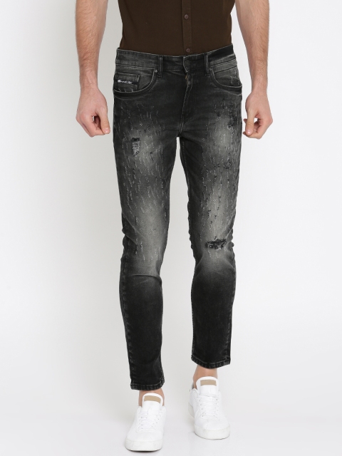 

Ecko Unltd Men Black Tapered Fit Mid-Rise Stretchable Jeans