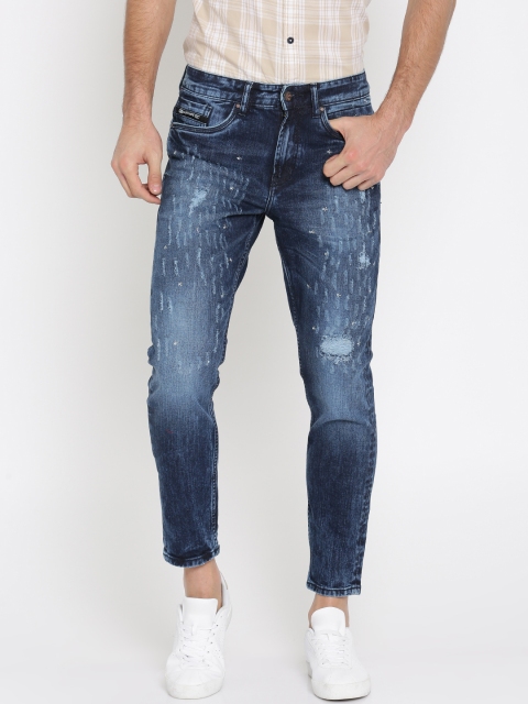 

Ecko Unltd Men Blue Tapered Fit Mid-Rise Mildly Distressed Stretchable Jeans