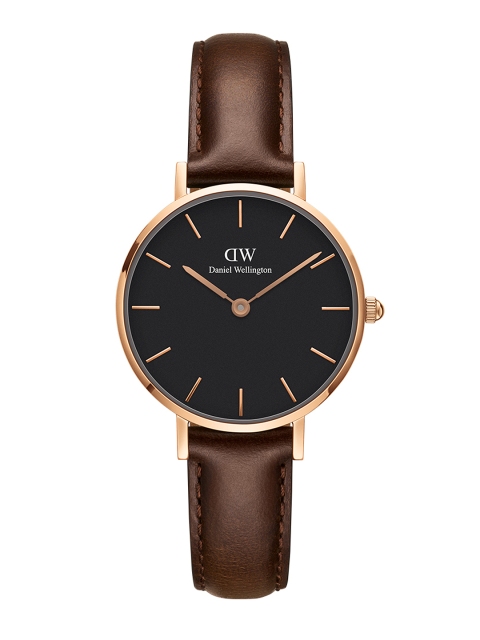 

Daniel Wellington Women Petite Bristol Black Rose Gold Watch