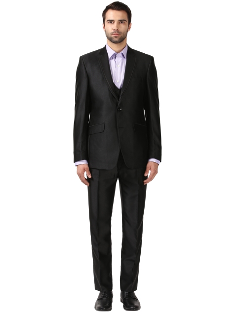 

Raymond Black Single-Breasted Formal Suit