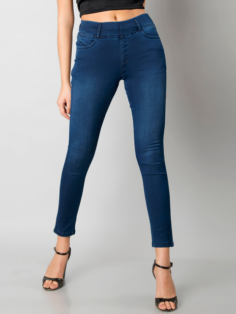 

FabAlley Blue Slim Fit Jeggings