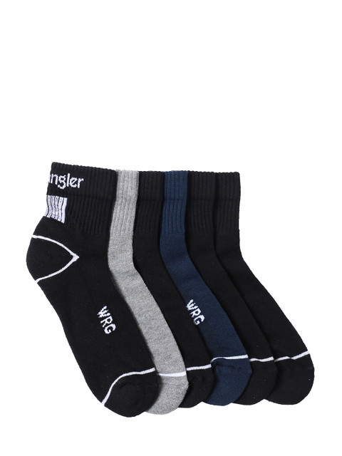 

Wrangler Men Set of 6 Ankle-Length Socks, Multi